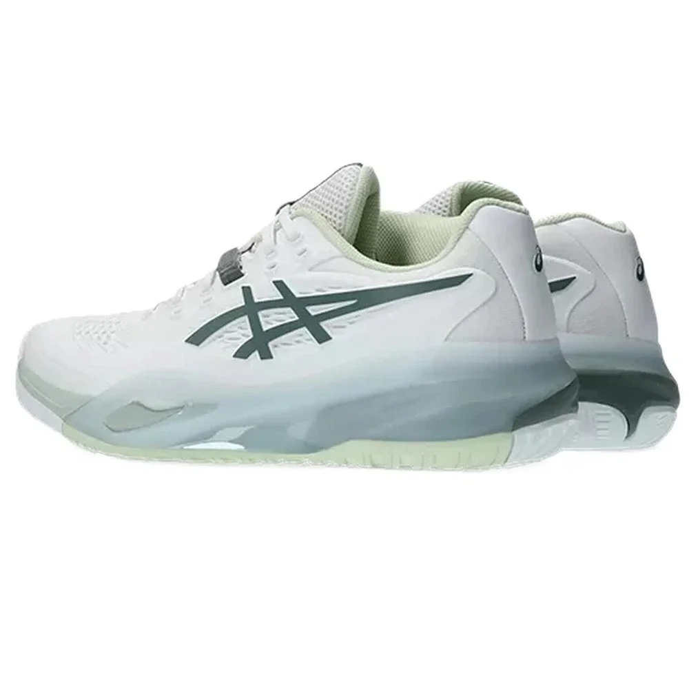 ASICS® (Women's 11.5 WIDE) Gel-Resolution X™ Tennis Shoes in White/Monument Blue